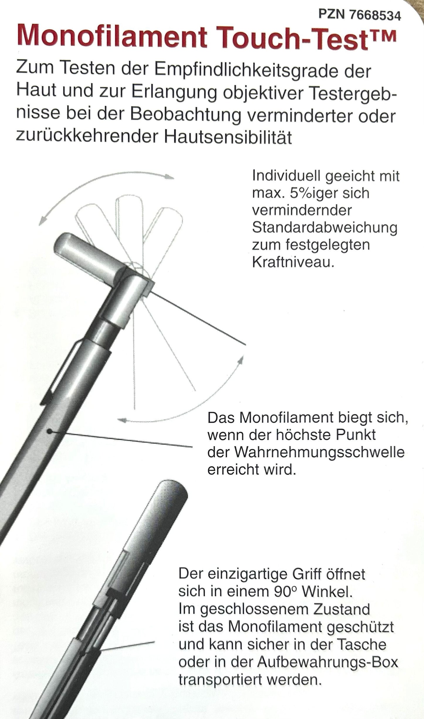 Monofilament Touch Test